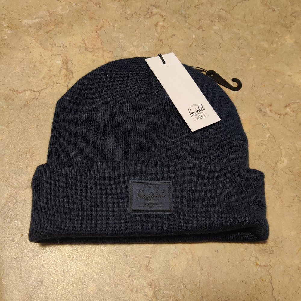 Herschel Navy Beanie NWT